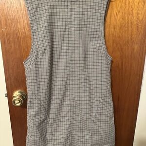 Olive Green Plaid Dress